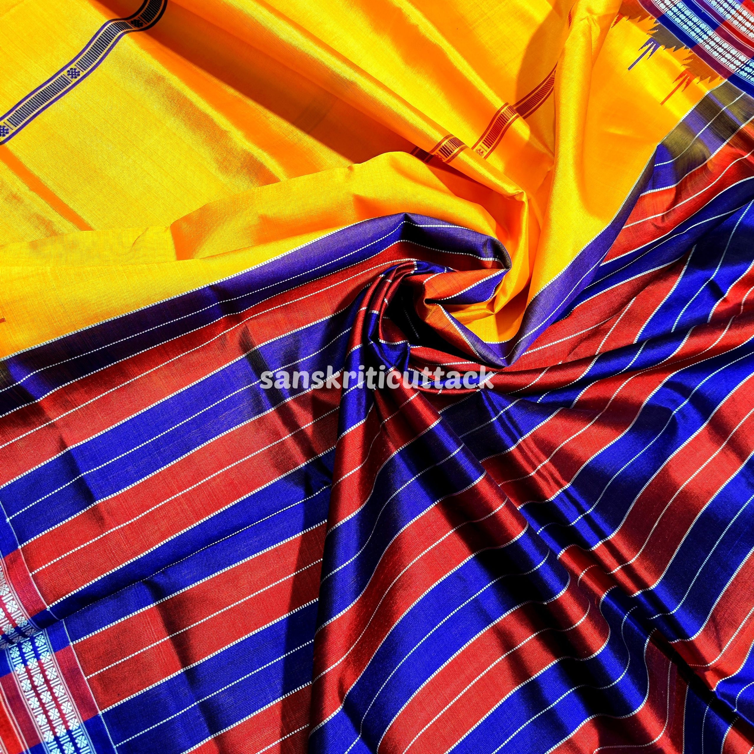 Shashi Vangapalli Stripes Silk Saree | Bridal silk saree, Stripe silk, Saree