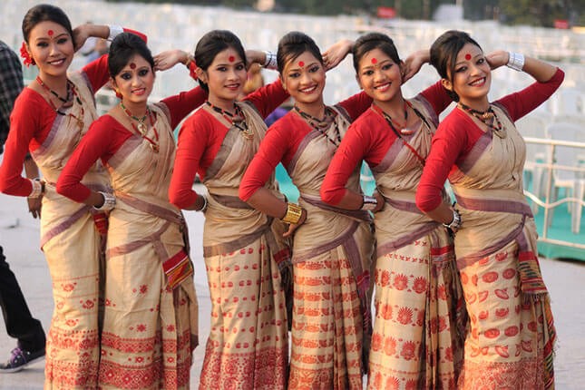 Assam - Assamese Bihu and Silk Elegance