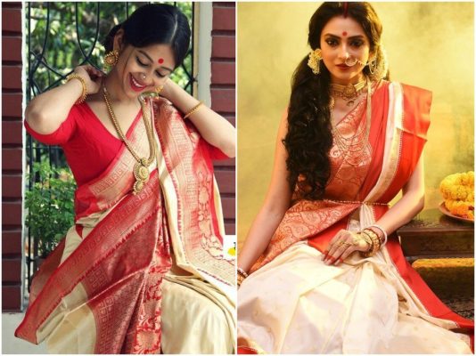 5 Bridal Saree Trends: From Classic Red to Pastel Hues - Sanskriti Cuttack